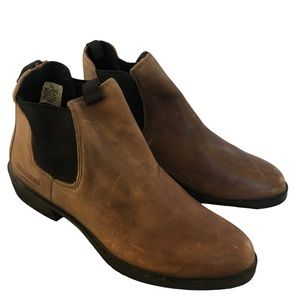 Durango Brown Leather Waterproof Pull On Chelsea Boot Shoe Men 12EE Extra Wide
